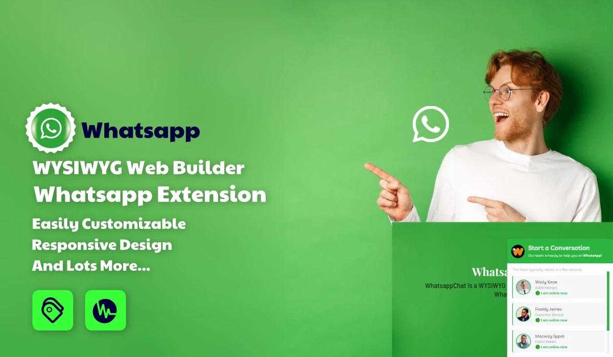WYSIWYG Web Builder Whatsapp Extension